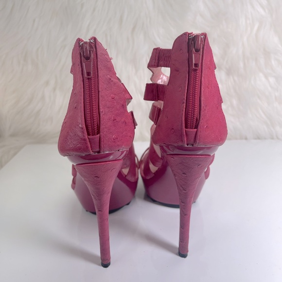 Hot Pink Stilettos Sz 8.5 - Picture 3 of 5